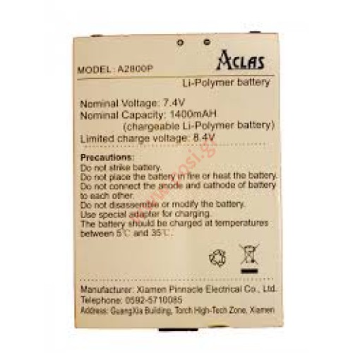 Μπαταρία WisDor dTEC-50 A2800P 7.4V 1400mAh Aclas