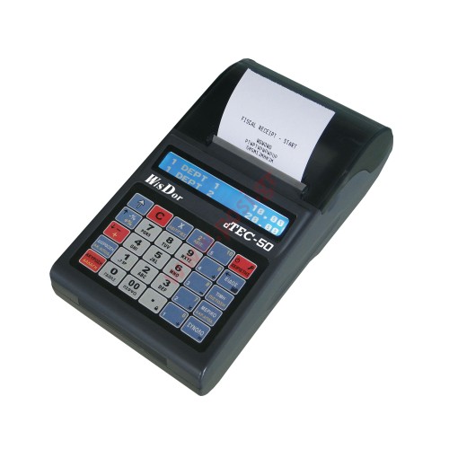 Φορητή Ταμειακή Μηχανή (Φ.Φ.Τ.Μ.) WisDor dTEC-50 Black