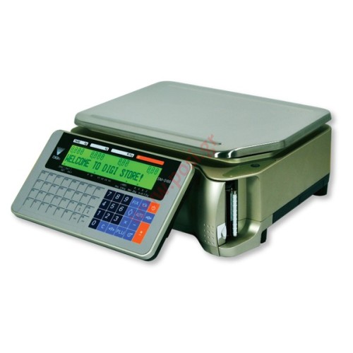 Ζυγαριά DIGI SM-5100 B με εκτυπωτή και οθόνες στο σώμα του ζυγού