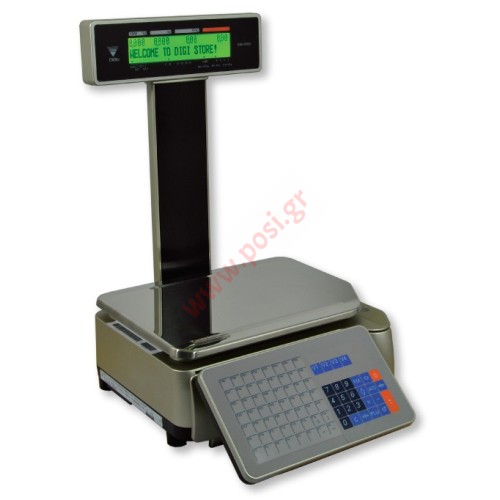 Ζυγαριά DIGI SM-5100 P με εκτυπωτή και υπερυψωμένη οθόνη