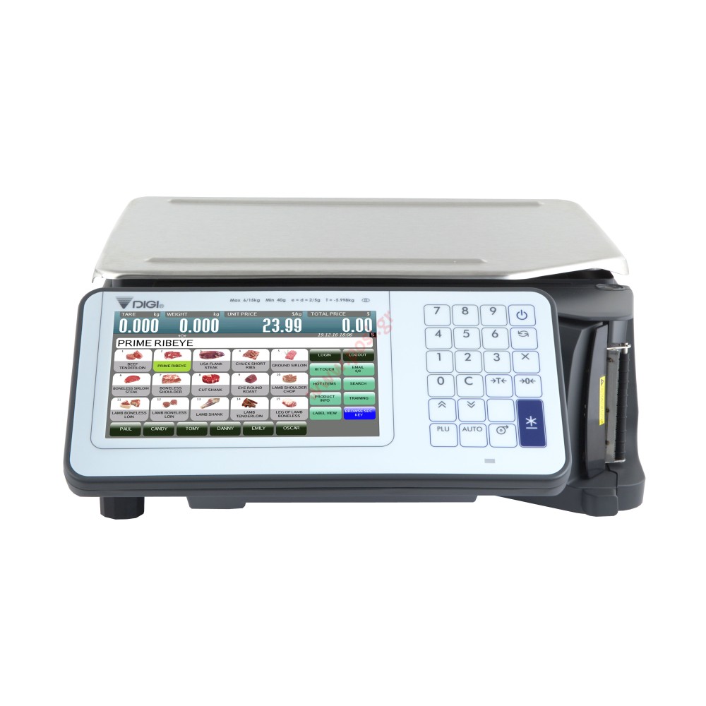 Ζυγαριά DIGI SM-5300B με εκτυπωτή και οθόνη στο σώμα του ζυγού  (Pc Based)